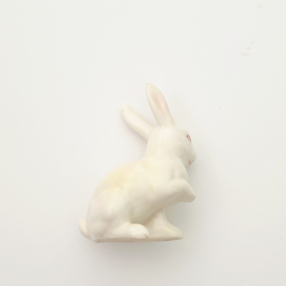 Vintage Lefton Bunny Rabbit Figurines Pair Made In Japan - Picture 12 of 14